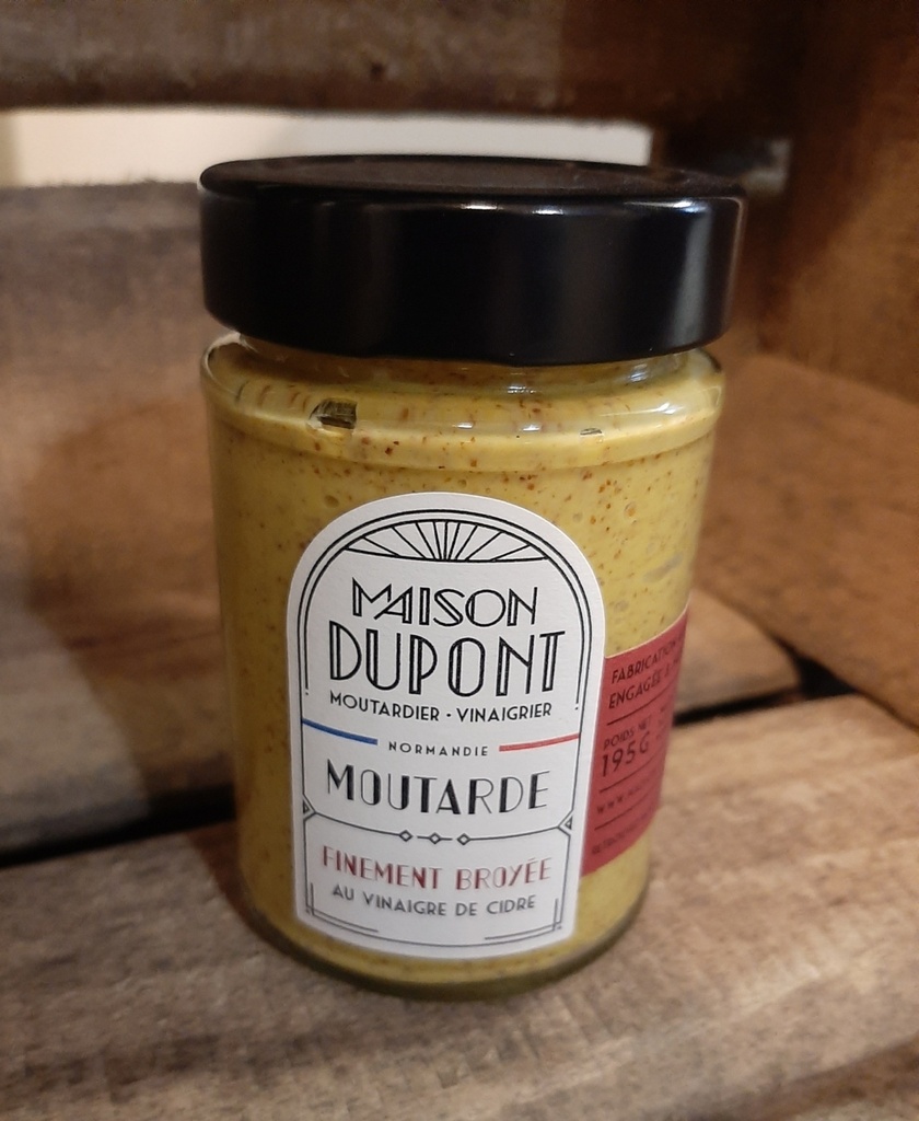moutarde finement broyée 195g