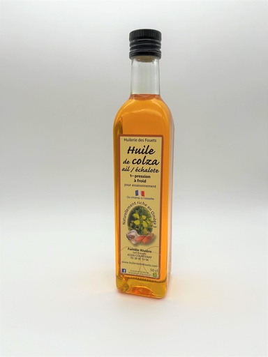 huile colza ail échalotte 50cl