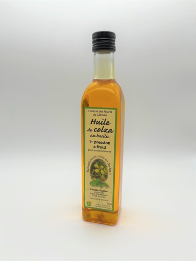 huile colza basilic 50cl